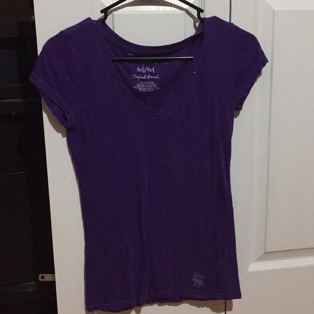 Purple Aeropostale v-neck